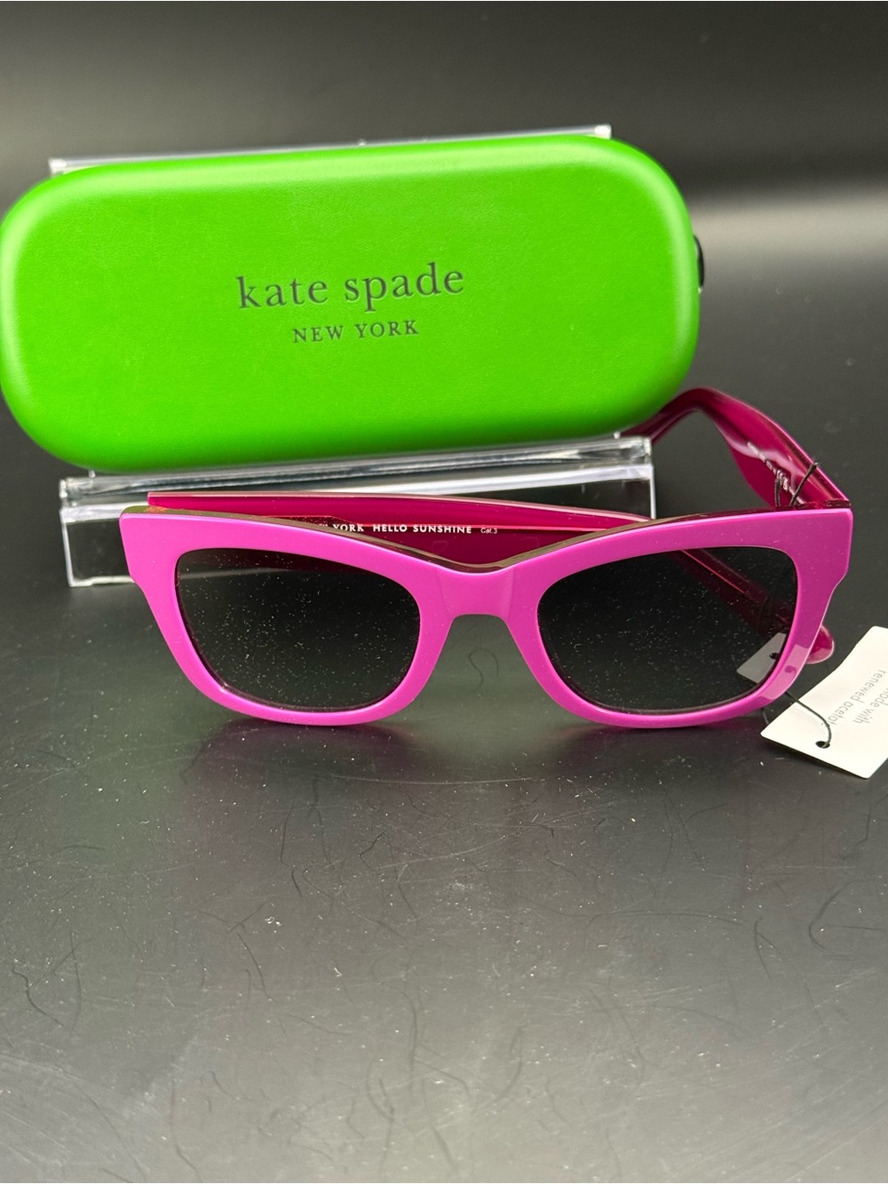 kate spade fuchsia Hello Sunshine Sunglasses New with Tags